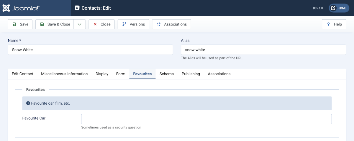Data entry in English Data entry in English