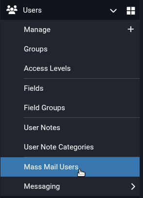 Mass Mail Users